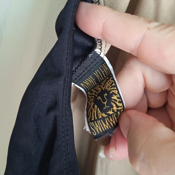 Vintage Anne Klein Black One-Piece Swimsuit - Picture 5 of 9